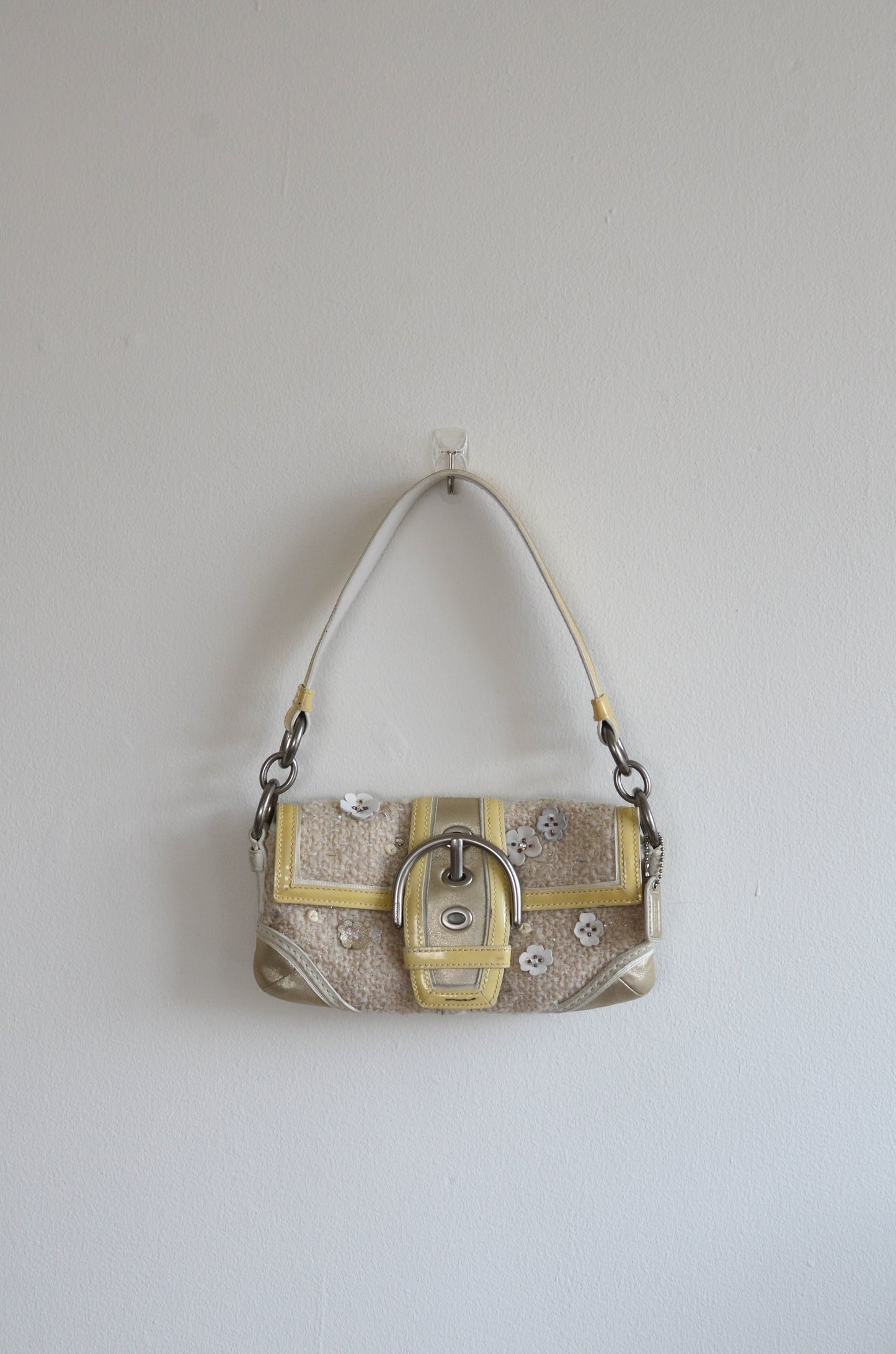 Coach Tweed Floral Soho Bag