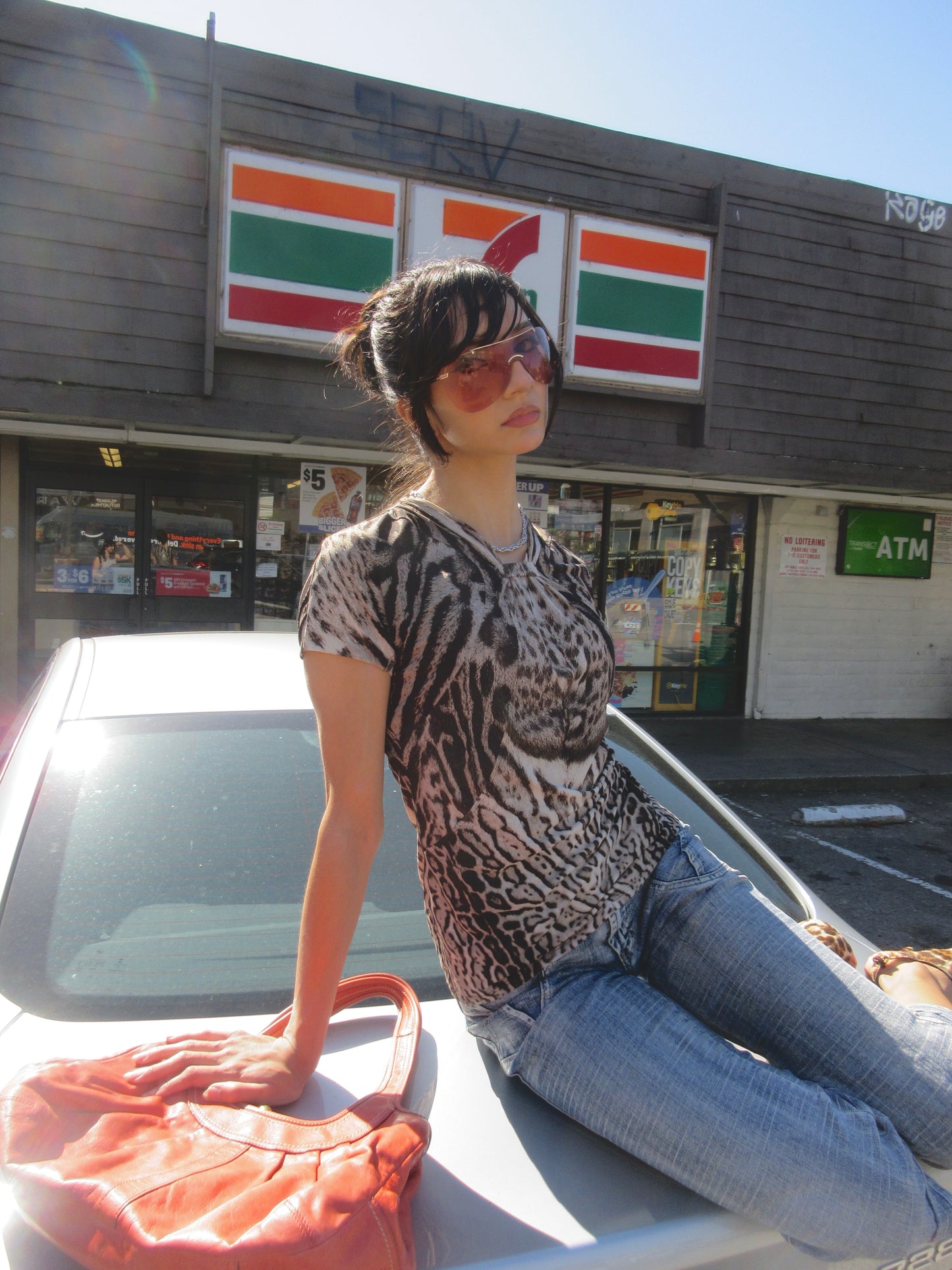 Roberto Cavalli Animal Print Top