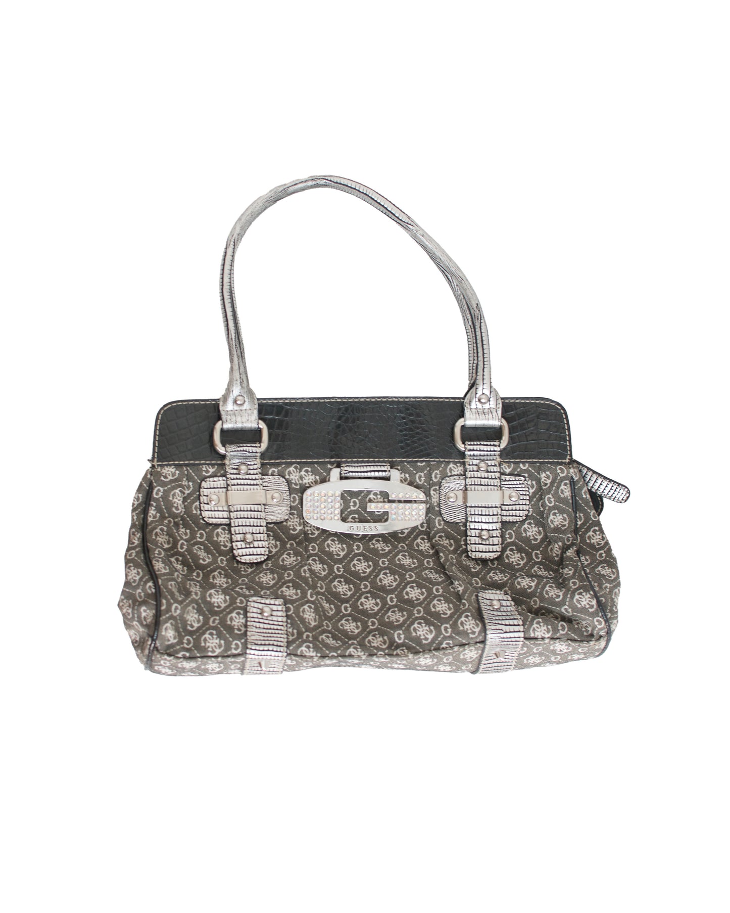 Grey Y2K Guess Bag