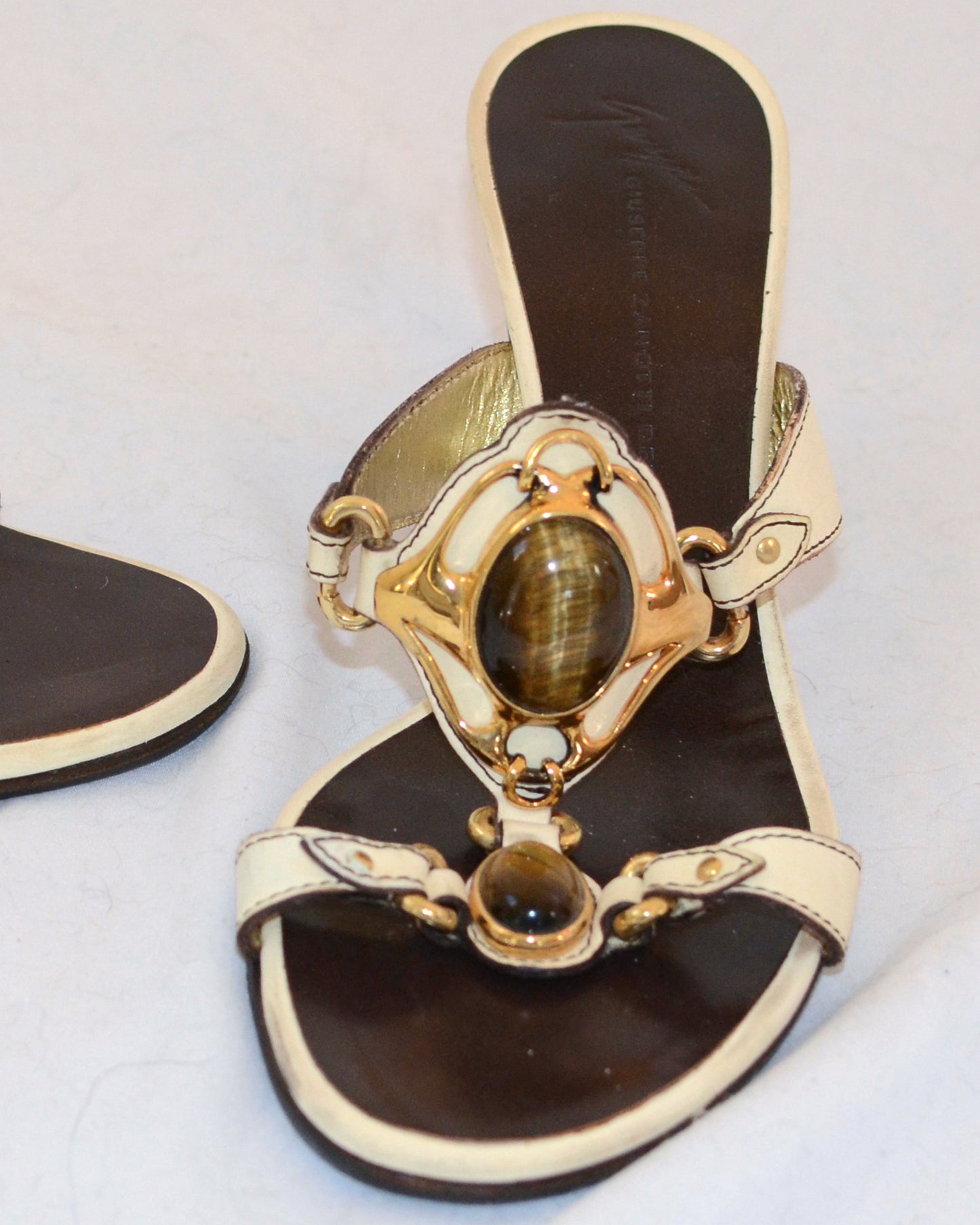 Giuseppe Zanotti Gem Leather Heels